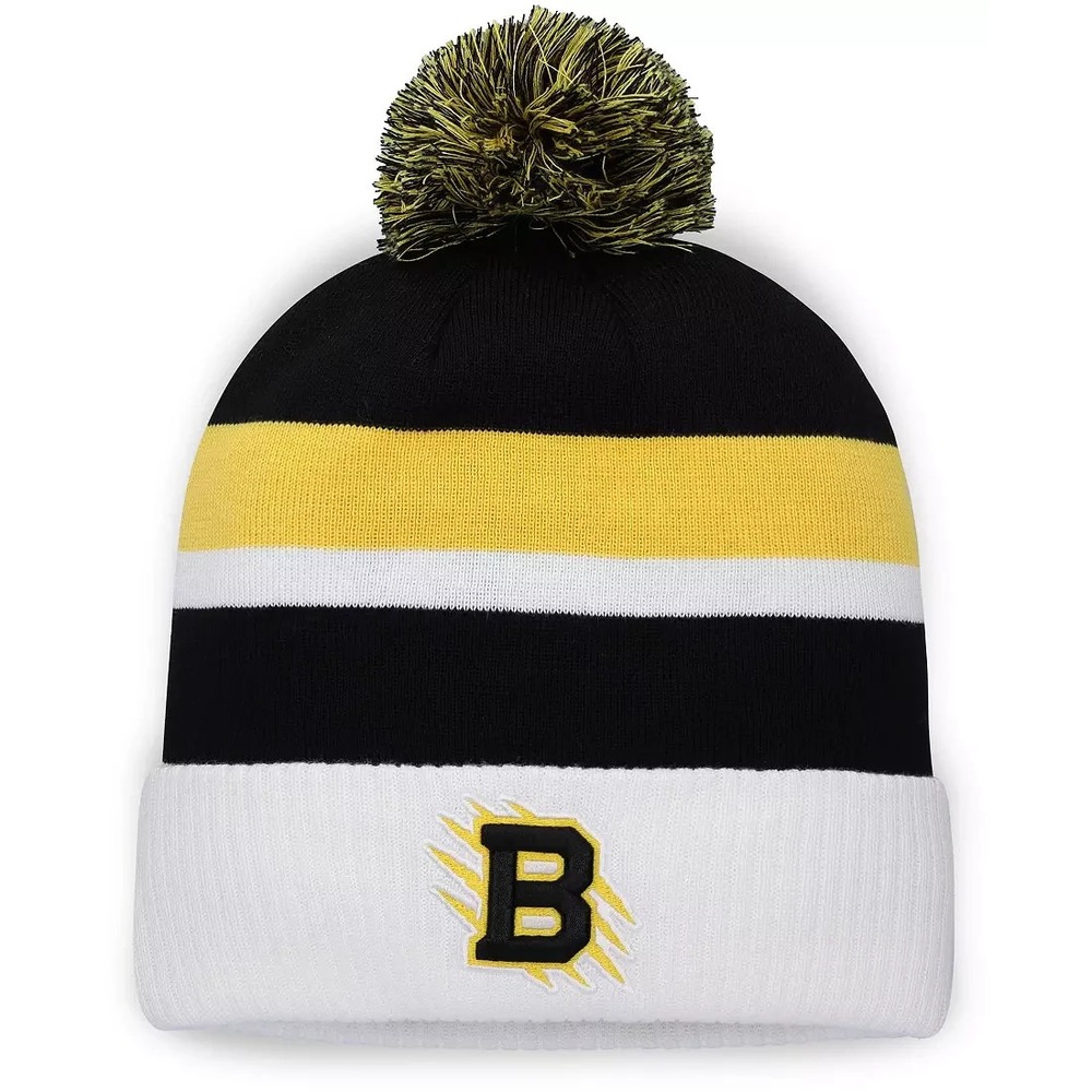 MENS Fanatics Black Boston Bruins 2026 NHL Stadium Series Cuffed Knit Hat Beanie